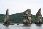 Three Brothers, Petropavlovsk-Kamchatski, Kamchat ... (Click to enlarge)